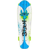 Disney Stitch Skateboard 70 X 20 Cm Junior Wit/blauw/groen