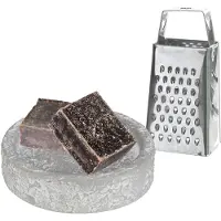 Ideas 4 Seasons Ideas4seasons Amberblokjes/geurblokjes cadeauset - ylang ylang - inclusief schaaltje en mini rasp - Amberblokjes