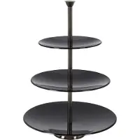 Excellent houseware Etagere RVS - 36,5 cm - glanzend