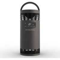 CoolHome CH22 Keramische kachel - 360º verwarming met ventilator - Elektrische kachel met afstandsbediening - 1800W - Zwart - Radiator ventilator