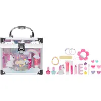 Casuelle Make-up koffer Unicorn 18x13x16,5cm Aluminium Make-upgeschenkset