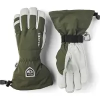 Hestra - Skihandschoenen - Glove Army Leather Heli Ski Olive voor Unisex - Maat 9 - Kaki