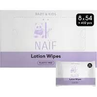 Naif Plastic Free Lotion Wipes 8 pack 8x54 St Doekjes