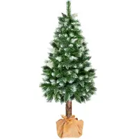 Springos Kunstkerstboom | Diamond Pine Op Stam | 160 cm | Zonder Verlichting