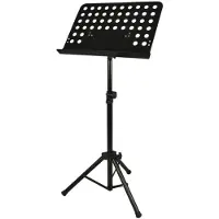 PERFEX PERL-CLS-112 Muziekstandaard - Notenstandaard - Lessenaartafel - Verstelbaar 89-134 cm - Inklapbaar - Sterk En Stabiel