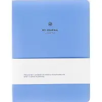 A-Journal My Journal - Ongedateerde agenda - A5 - Blauw - 1 dag per pagina