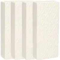 Gerimport Waterverdamper - 6x - wit - keramiek - 400 ml - radiatorbak luchtbevochtiger - 7,4 x 17,7 cm