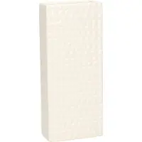 Gerimport Waterverdamper - 5x - creme wit - keramiek - 400 ml - radiatorbak luchtbevochtiger - 7,4 x 17,7 cm