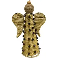 Home Society - Decoratieve engel 'Juttah' (Bruin, Maat M)