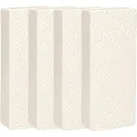 Gerimport Waterverdamper - 8x - wit - keramiek - 400 ml - radiatorbak luchtbevochtiger - 7,4 x 17,7 cm