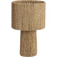 Light & Living Japandi tafellamp Pitino bruin Ø 31,5cm