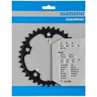 Shimano Kettingblad N-series Fc-rs500 36t-mj 11s 110 Mm Zwart