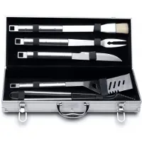 Berghoff 6-delig barbecueset in alu koffer - Essentials