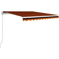 vidaXL Handmatig Zonnescherm 3,5 x 2,5 m