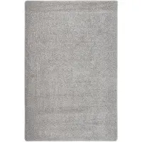 vidaXL Vloerkleed shaggy anti-slip 200x290 cm lichtgrijs