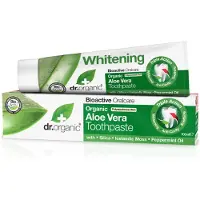 Dr Organic 1+1 gratis | Dr. Organic Tandpasta Triple Action Aloë Vera - 100ml