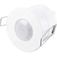 Sygonix SY-5251906 Bewegingsmelder (plafond) Plafond, Inbouw (in muur of meubel) 360 ° Relais Wit IP65