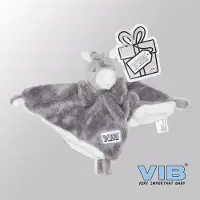 Vib - Knuffeldoekje Unicorn - Grijs - Babykleertjes - Baby cadeau - zwangerschap aankondiging - geboorte cadeau