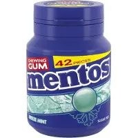 Mentos - Kauwgom - Breeze Mint - 42 stuks - 6 potten - Omdoos 4x
