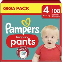 Pampers Baby-Dry Pants Luierbroekjes Maat 4 - 108 luierbroekjes - 9kg-15kg