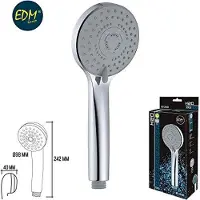 Big Buy Cooking Douchekop EDM 01343, ABS, modern, chroom, 9,8 x 4 x 24,2 cm