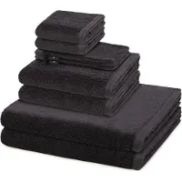 Vossen Sonstiges 2 X washandjes 2 X gasten- 2 X douche- 2 X handdoek - in set 8 pack Vegan Life