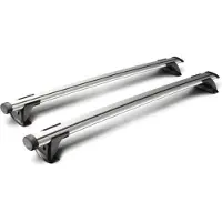 Yakima Tesla Model S Dakdrager Zilver 2012 - mei 2015 Whispbar Through Auto Exterieur Accessoires