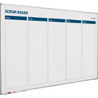Smit Visual Whiteboard Scrum verbeterbord - 60x90 cm