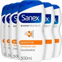 Sanex 6x Sanex Douchegel Dermo Sensitive 500 Ml