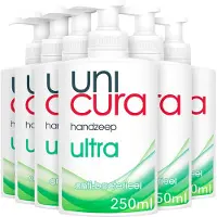 Unicura 6x Antibacteriële Handzeep Ultra 250 Ml