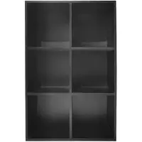 VVD Gaming VVD Vakkenkast - 6 Open Vakken - 97.5x65.5x33 cm - Zwart