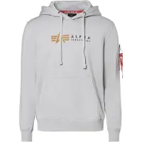 Alpha industries Sweatshirt lichtbruin / lichtgrijs / donkerrood / zwart