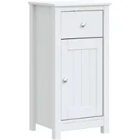 vidaXL Badkamerkast BERG 40x34x80 cm massief grenenhout wit