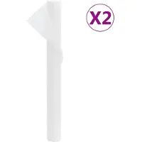 vidaXL Vliesdoek voor planten 2 rollen 70 g/m² 10x1,6 m