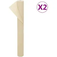 vidaXL Vliesdoek voor planten 2 rollen 70 g/m² 10x1,6 m