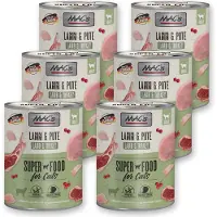 Mac'S Kattenvoer Natvoer Blik - 95,8% Lam & Kalkoen - 6 x 800g