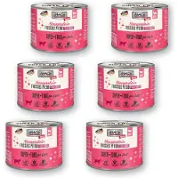 Mac'S MAC’s Superfood Kattenvoer Mono-proteïne – 99% Paardenvlees – 6 x 200g blikken natvoer