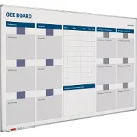 Smit Visual Whiteboard OEE verbeterbord - 60x90 cm