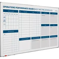Smit Visual Whiteboard Proces verbeterbord - 60x90 cm