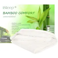 ISleep Zomerdekbed Bamboo Comfort - 100% Bamboe Zomer Dekbed - Litsjumeaux - 240x200 cm