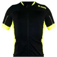 Onda Fietsshirt korte mouw heren Zwart Fluo - Algarve 2 - M