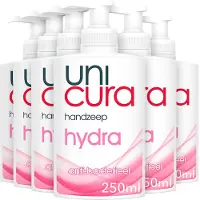 Unicura 6x Antibacteriële Handzeep Hydra 250 ml