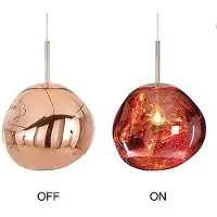 Sanimex NJOY hanglamp glas 20cm rosé goud