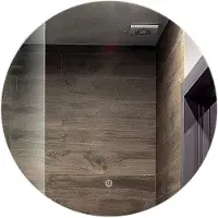 Mirlux Badkamerspiegel met LED Verlichting & Verwarming – Wandspiegel Rond – Anti Condens Douchespiegel - 100CM