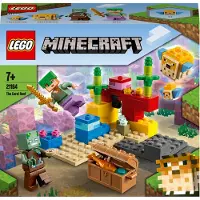 LEGO 21164 Minecraft: Onderwateravontuur - De Koraalriff bouwset