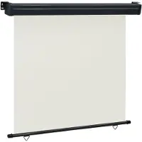 vidaXL Balkonscherm 175x250 cm crèmekleurig