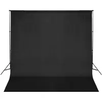 Super Merchant Achtergrondsysteem 600x300 cm zwart