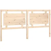 vidaXL Hoofdbord 185,5x4x100 cm massief grenenhout