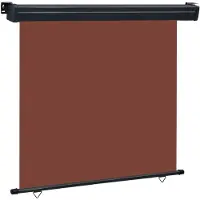vidaXL Balkonscherm 165x250 cm bruin