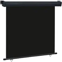 vidaXL Balkonscherm 165x250 cm zwart